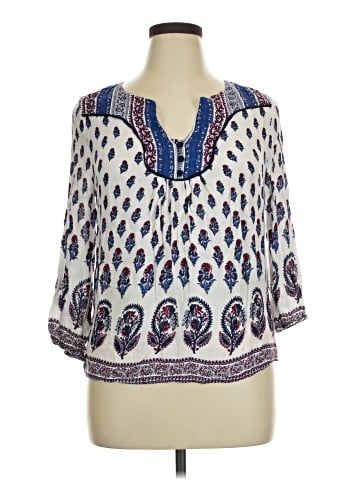 Lucy & Laurel 3/4 Sleeve Blouse (view 1)
