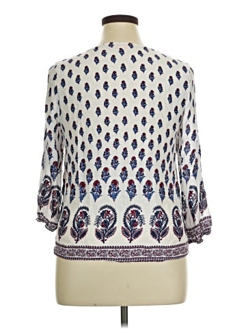 Lucy & Laurel 3/4 Sleeve Blouse (view 2)
