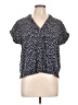 Gap Blue Short Sleeve Blouse Size L - photo 1
