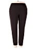 Susan Graver Solid Brown Active Pants Size L - photo 1