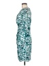 Whistles Print Teal Cocktail Dress Size 8 - photo 5