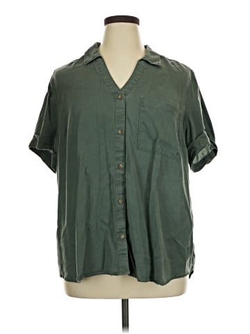 Terra & Sky Short Sleeve Blouse (view 1)