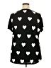 Reflex Hearts Black Short Sleeve Top Size 2X - photo 2