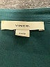 Vince. 100% Silk Teal Long Sleeve Silk Top Size XS - photo 7