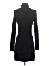 Express Solid Black Cocktail Dress Size XS - photo 2
