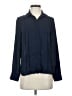 NANETTE Nanette Lepore 100% Polyester Blue Long Sleeve Blouse Size XS - photo 1