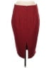 Express Houndstooth Red Burgundy Formal Skirt Size 8 - photo 2