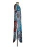 Grecerelle Paisley Blue Casual Dress Size S - photo 4