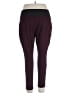Maurices Color Block Burgundy Active Pants Size 2R - photo 2