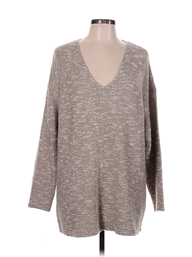 Pre-owned Purejill Pullover Sweater In Tan