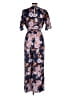 Gianni Bini 100% Polyester Paisley Blue Jumpsuit Size 8 - photo 2