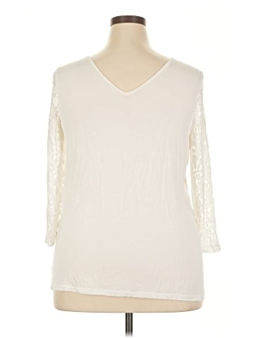 Lane Bryant 3/4 Sleeve Top (view 2)
