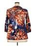 Cherish Blue 3/4 Sleeve Blouse Size XXL (estimated) - photo 2