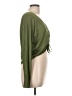JoyLab Green Long Sleeve Top Size L - photo 4