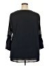 Verve Ami Black 3/4 Sleeve Blouse Size 2X - photo 2