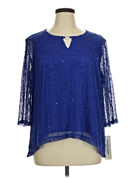 Alfred Dunner 3/4 Sleeve Blouse