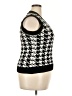 Unbranded Houndstooth Black Sweater Vest Size XXL (estimated) - photo 4