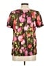Apt. 9 Brown Short Sleeve Blouse Size M - photo 2