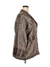 Citron Brown Gray 3/4 Sleeve Button-Down Shirt Size 2X - photo 4