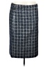 J.Crew Houndstooth Gray Formal Skirt Size 8 - photo 1
