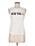 Forever 21 White Sleeveless T-Shirt Size M - photo 1