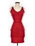 Assorted Brands Solid Red Cocktail Dress Size S - photo 1