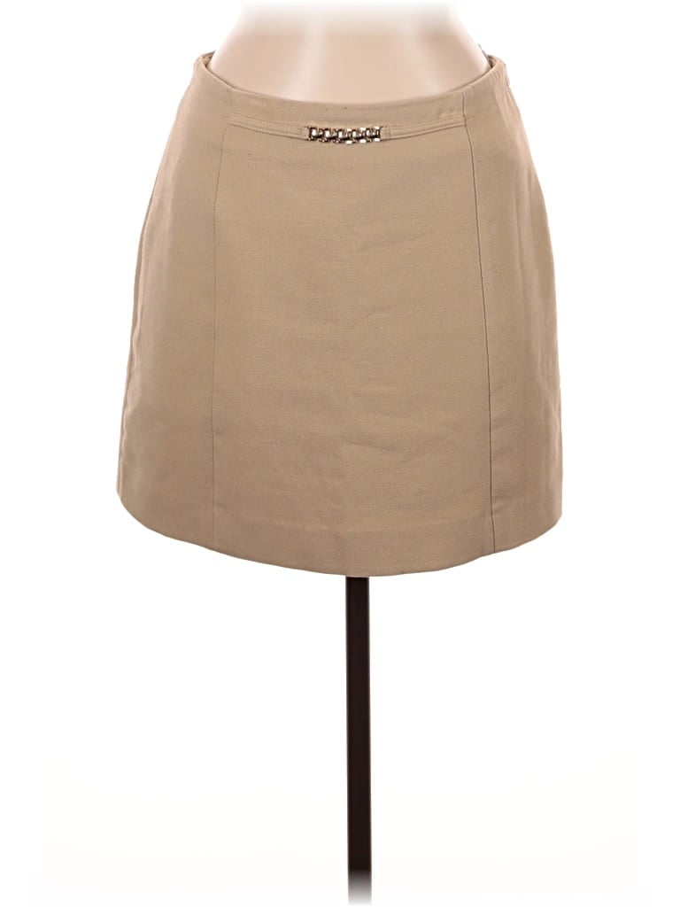 Pre-owned H&m Formal Skirt In Tan
