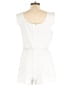 Black Halo Solid White Romper Size 14 - photo 2