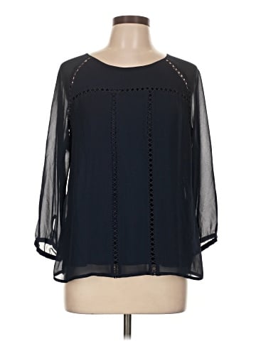Collective Concepts 3/4 Sleeve Blouse (view 1)