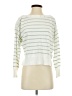 DKNY Jeans 100% Cotton Stripes White Pullover Sweater Size S - photo 1