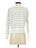 DKNY Jeans 100% Cotton Stripes White Pullover Sweater Size S - photo 2