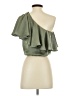 Tru Blu 100% Polyester Green Sleeveless Blouse Size XS - photo 2