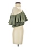 Tru Blu 100% Polyester Green Sleeveless Blouse Size XS - photo 4