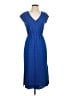 J.Crew Polka Dots Blue Casual Dress Size 0 - photo 1