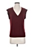 Express Burgundy Sleeveless T-Shirt Size XS - photo 1