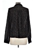ABound 100% Polyester Polka Dots Black Long Sleeve Blouse Size L - photo 2
