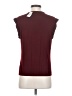 Express Burgundy Sleeveless T-Shirt Size XS - photo 2