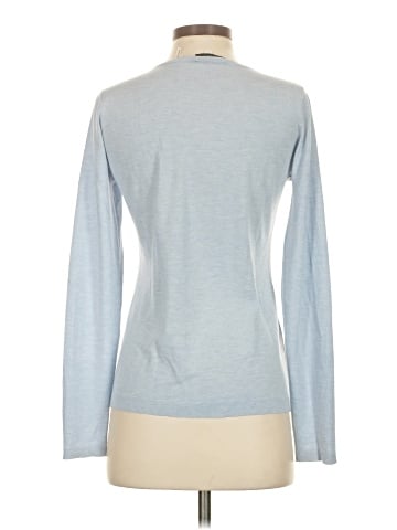 Forte Long Sleeve Silk Top (view 2)