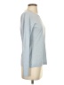 Forte Blue Long Sleeve Silk Top Size S (petite) - photo 4