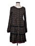 Coco + Jaimeson 100% Polyester Paisley Gray Casual Dress Size S - photo 1
