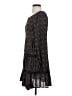 Coco + Jaimeson 100% Polyester Paisley Gray Casual Dress Size S - photo 5