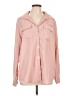 Unbranded 100% Polyester Pink Long Sleeve Blouse Size XL - photo 1