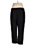 Joan Vass Solid Black Active Pants Size 1X - photo 2