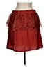 Unbranded 100% Polyester Solid Red Casual Skirt Size L - photo 2