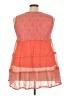 Forgotten Grace 100% Polyester Orange Sleeveless Blouse Size 3X - photo 2