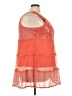 Forgotten Grace 100% Polyester Orange Sleeveless Blouse Size 3X - photo 4
