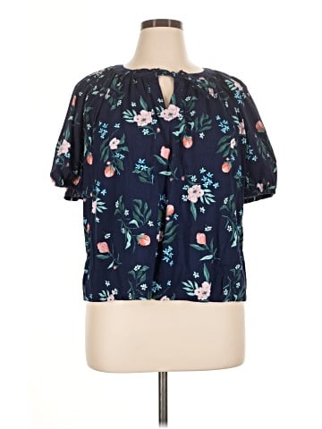 St. John's Bay Short Sleeve Blouse (view 1)