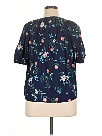 St. John's Bay Short Sleeve Blouse (view 2)
