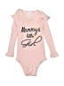 Unbranded Pink Long Sleeve Onesie Size 12-18 mo - photo 1