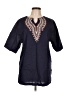 Assorted Brands Blue Short Sleeve Blouse Size L - photo 1